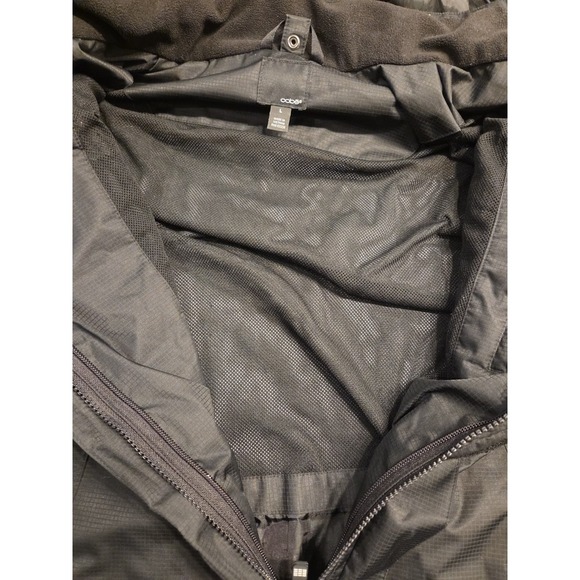 Oobe Black Hooded Jacket Size Large BMW On The Sleeve - Picture 5 of 7